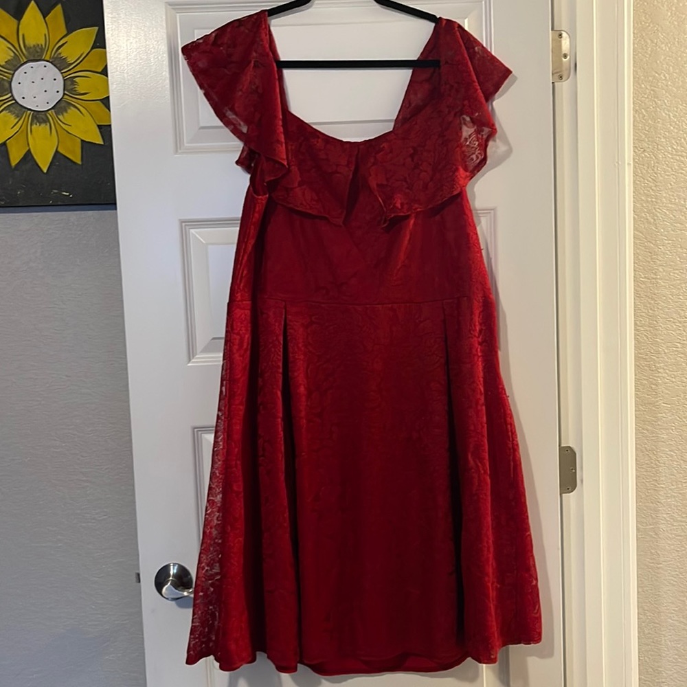 Red dress